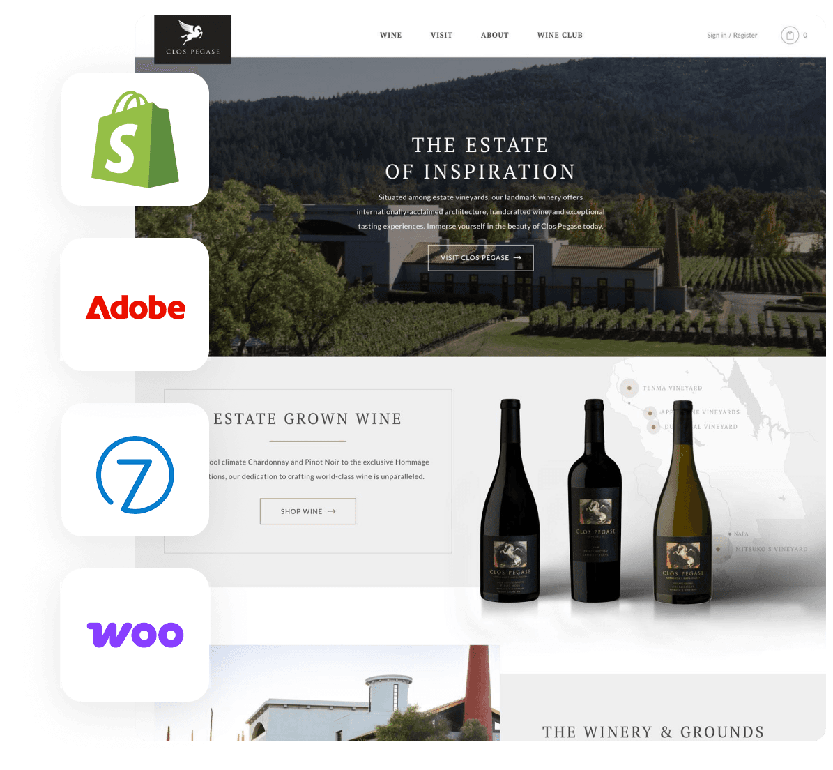 services e commerce for wineries