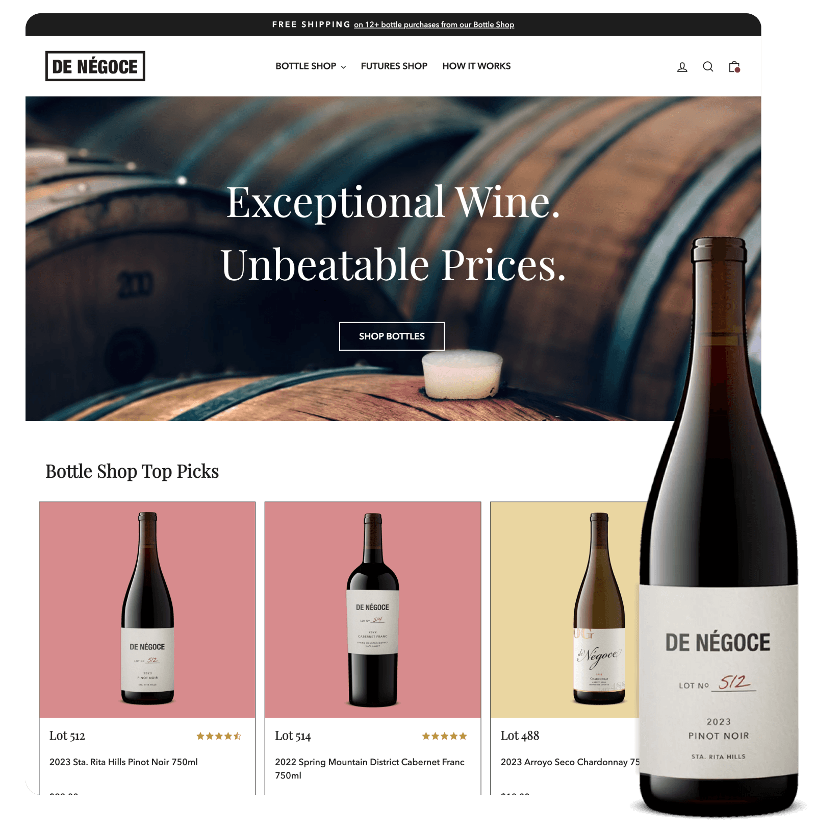 services e commerce for wineries