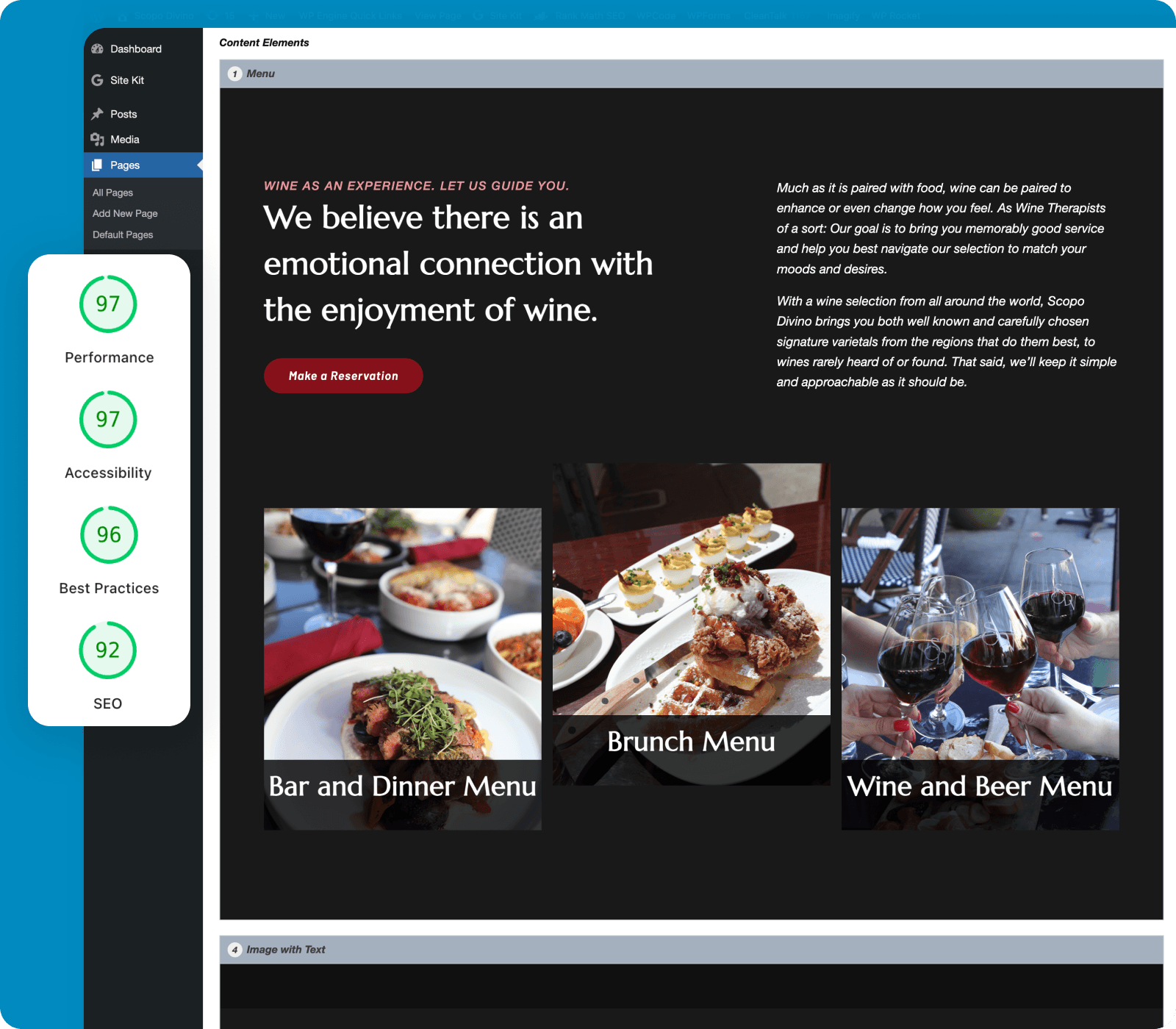 platform cms wordpress anti page builder