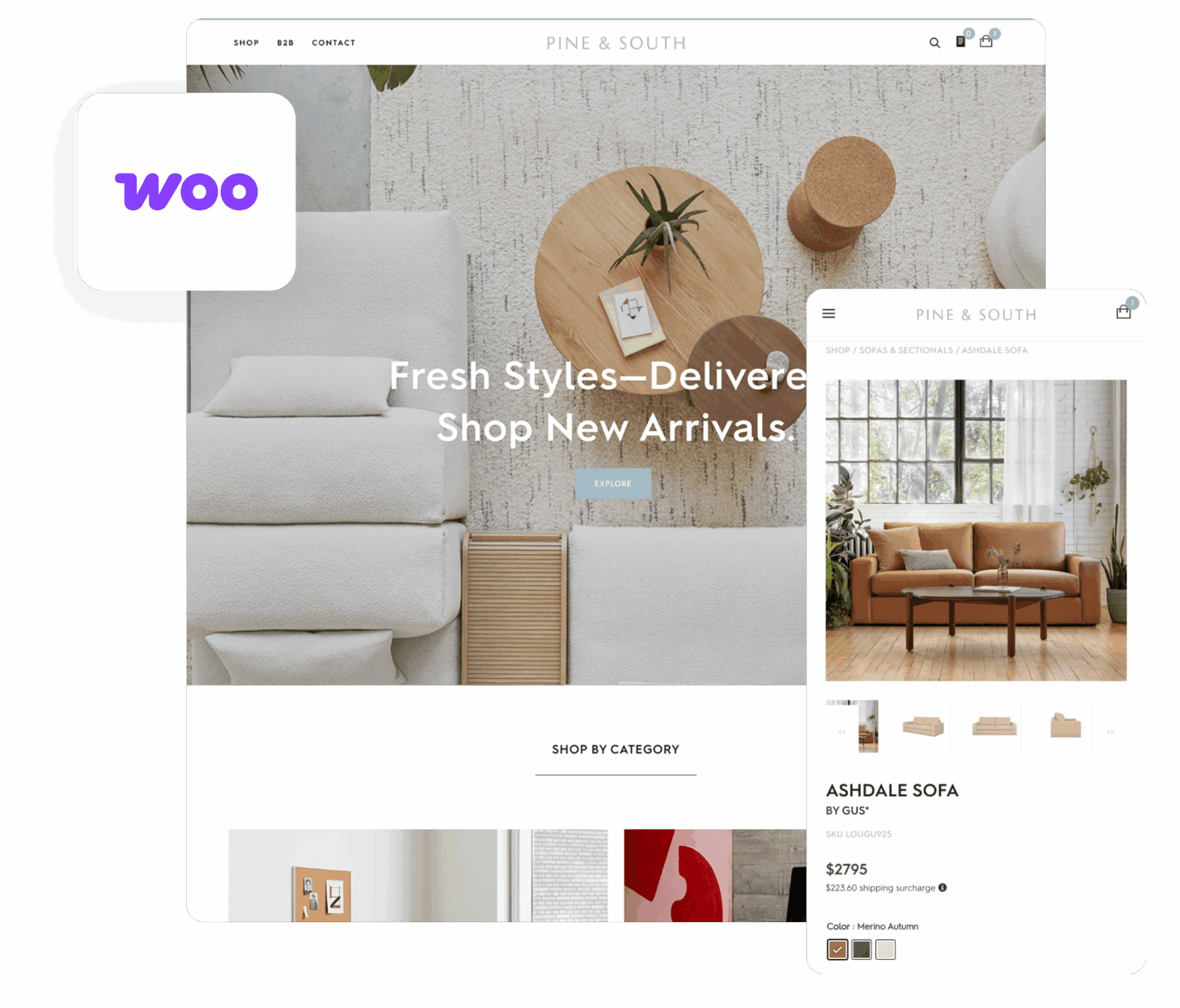 platform e commerce woocommerce hero